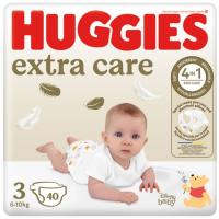 Pañal Talla 3 (6-10 kg) HUGGIES EXTRA CARE, paquete 40 uds