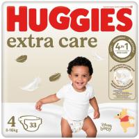 Pañal Talla 4 (8-16 kg) HUGGIES EXTRA CARE, paquete 33 uds