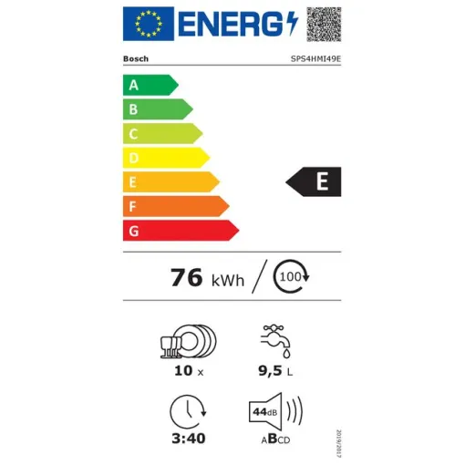 Lavavajillas inox SPS4HMI49E BOSCH
