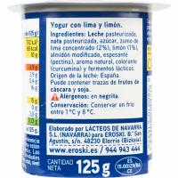 EROSKI jogurt grekoa lima-limoia, sorta 6x125 g