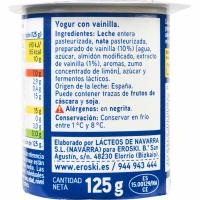 Yogur griego con vainilla EROSKI, pack 6x125 g
