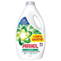 Detergente líquido original ARIEL, garrafa 50+10 dosis