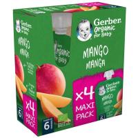 GERBER mango poltsatxoa, doypack 4x90 g