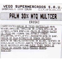 Palmerita de mantequilla multicereal EROSKI, 1 ud