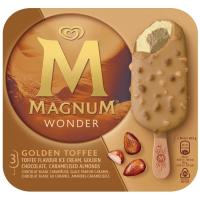 MAGNUM Wonder Golden Toffee izozkia, sorta 3x90 ml