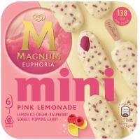 MAGNUM Euphoria Pink Limonade mini izozkia, sorta 6x55 ml
