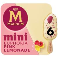 Helado Euphoria Pink Limonade mini MAGNUM, pack 6x55 ml