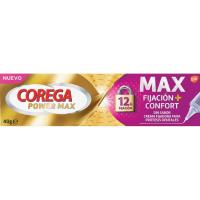 COREGA max finkapena+erosotasuna, protesiak finkatzeko krema, tutua 40 g