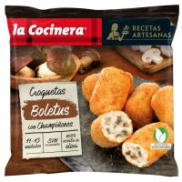Croquetas de champiñones y mix de setas LA COCINERA, bolsa 400 g