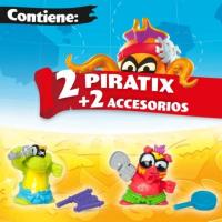 Two pack Piratix Golden Treasure, edad rec:+4 años, caja sorpresa PIRATIX