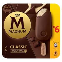 Helado classic MAGNUM, 6 uds, caja 450 g
