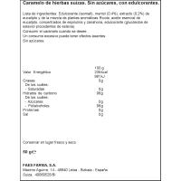 Caramelo de miel y hierbas sin azúcar RICOLA, caja 50 g