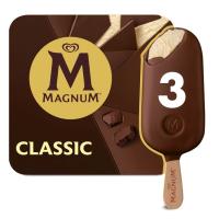 Helado classic MAGNUM, 3 uds, caja 237 g