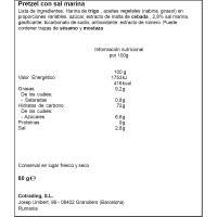 ELEPHANT Pretzela gatzarekin, poltsa 80 g