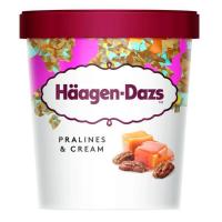 Helado Pralines&Cream HAAGEN DAZS, tarrina 400 g