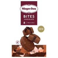 Helado Bites Chocolate HAAGEN DAZS, 8 uds, caja 120 g