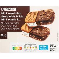 EROSKI mini duo sandwicha, 6 ale, kutxa 300 g