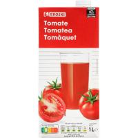 Zumo de tomate EROSKI, brik 1 litro
