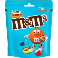 Grageas de chocolate y caramelo M&MS, bolsa 176 g