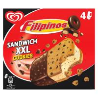 Sandwich cookie XXL FILIPINOS,  4 uds, caja 308 g