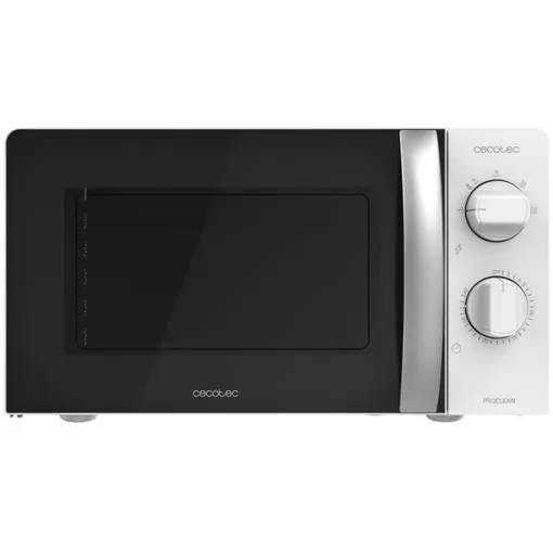Microondas sin grill blanco, 20 litros, 700 W, Proclean 2010 CECOTEC