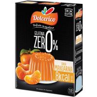 Gelatina zero mandarina DOLCERICO, caja 28 g