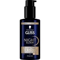 GLISS ULTIMATE REPAIR night elixir seruma, dosifikagailua 100 ml