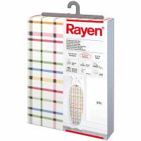 Funta XXL de cuadros para tabla de planchar, ajuste con easy clip RAYEN, 150x55 cm