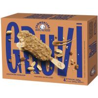 Helado de cacahuete GRUVI, 4 uds, caja 240 g