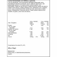 Yogur bífidus de granola ACTIVIA, pack 4x115 g