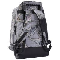 Mochila con ruedas, estampado dinosaurio gris TOTTO, 52x37x25 cm