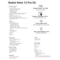 Smartphone libre 5G,  8+256 GB  Redmi Note 13 Pro XIAOMI