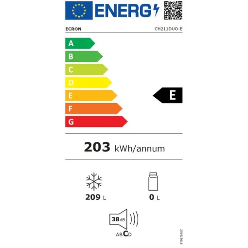 ECRON CH-211 Duo-e kutxa-izozkailu horizontala