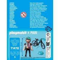 PLAYMOBIL Paul errepideko txirrindularia, adin gomendatu: 4-10 urte