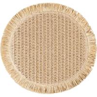 Manten individual redondo 100% fibra de papel Okapi VINTHERA, 38x38 cm