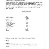 CUÉTARA DIGESTIVE AVENACOL galleta, kutxa 225 g