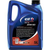 Aceite mineral de motor Evolution 500 TS 20W50 gasolina/diesel ELF, 5 litros