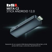 Reproductor multimedia portátil, android, Stick 4K Meta C2 BSL