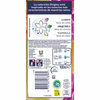 Suavizante lirio cautivador MIMOSÍN ORIGINS, botella 50 dosis