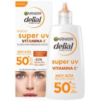 Crema solar facial con vitamina C FP50+ DELIAL, bote 40 ml