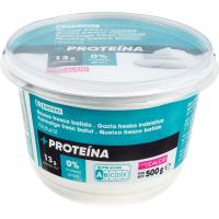 Queso fresco batido proteínas 0% MG  EROSKI, tarrina 500 ml