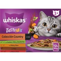 Alimento country selección para gato WHISKAS, pack 12x85 g