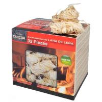 Pastillas de lana de leña CARCOA, pack 32 uds