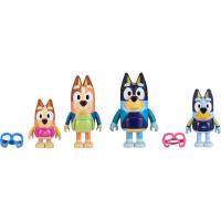 Pack 4 figuras S3, edad rec:+3 años, surtido ¿Cuál te llegará? BLUEY