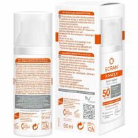 Crema solar facial antiarrugas FP50+ ECRAN SUNNIQUE, bote 50 ml