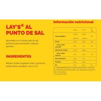 Patatas al punto de sal LAYS, bolsa 80 g
