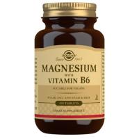 Magnesio+Vitamina B6 SOLGAR, bote 100 comprimidos