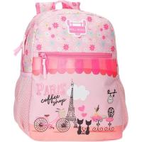 Mochila Paris Coffe Shop ROLL ROAD, 33x27x11 cm