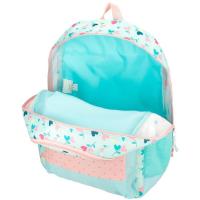 Mochila 2 compartimentos Hearts Make This Day Great ROLL ROAD, 44x33x17 cm