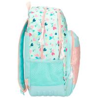 Mochila 2 compartimentos Hearts Make This Day Great ROLL ROAD, 44x33x17 cm